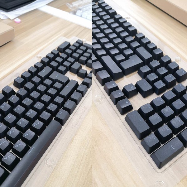 ABS Ryska Keycaps för MX Switches Gaming Tangentbord DIY Present för spelälskare White