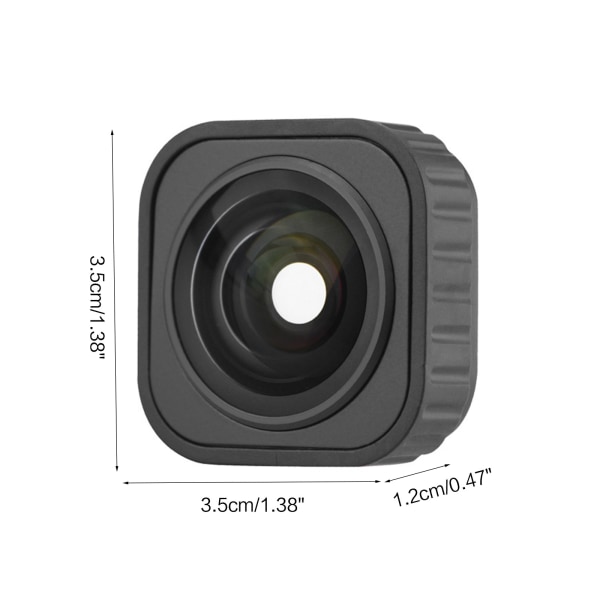 Valfria komponenter Byte av actionkameratillbehör Antisladd och vattentät för Gopro9 MAX actionkameraobjektiv