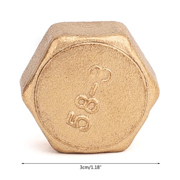 Gjenget rørendetetning Sortiment 1/2"/3/4"/1" Gjenget rørendekapper 6 stk/sett null - 1"