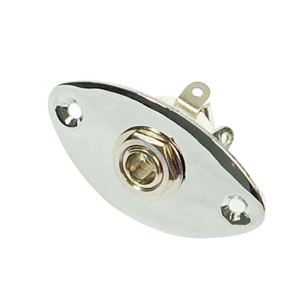 Til elektronisk guitar guitar tilbehør output til katteøje oval jackplade chro
