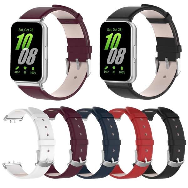 Blød og modstandsdygtig urrem Blød og vandtæt håndledsrem Fleksibel armbånd sportsrem Modstandsdygtig til at bære til Fit 3 Red