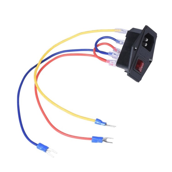 10A 250V power Power Moduulikytkimet 16AWG johtomoduulin jatkokaapeli 3D-tulostimille Lisävaruste