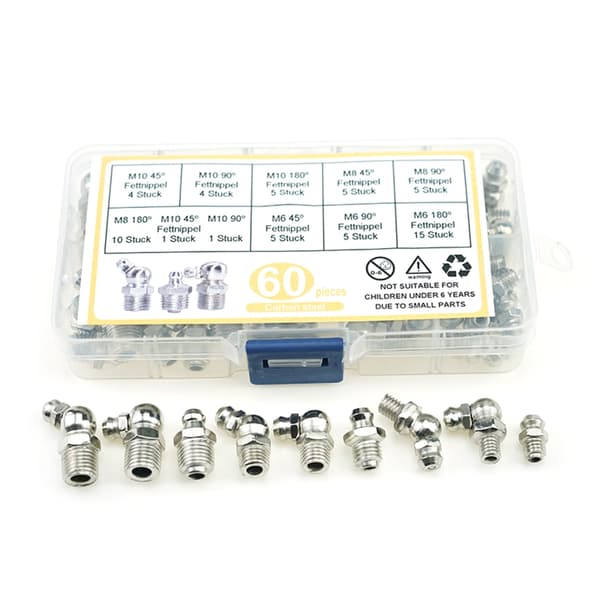 Smörjnippel Konisk Nippel Set Rak Hydraulisk Smörjnippel Essential