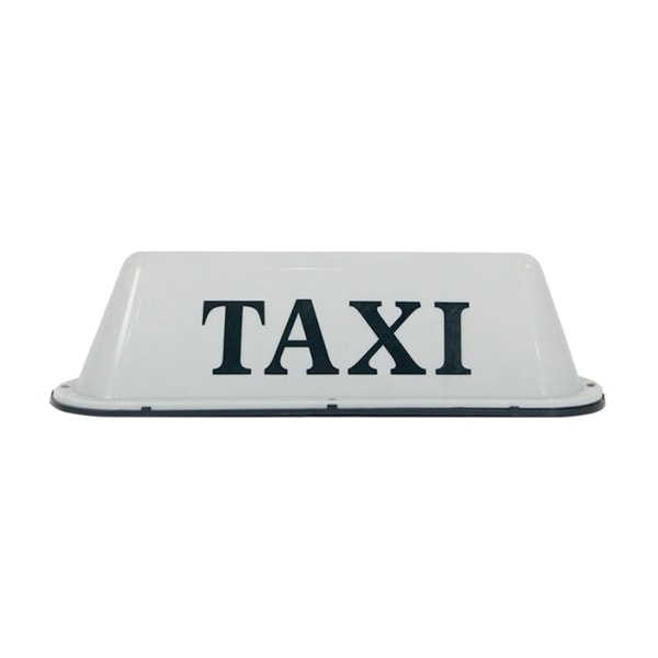 Taxi Ljusskylt Ledroof Bil Hyttljus Lampa Indikatorskyltar Upplysta Toppers White case