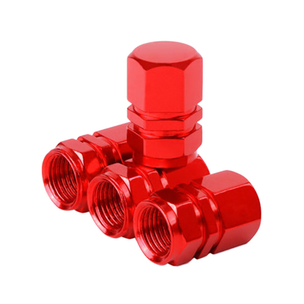 Holdbar anti-rust Støvtætte Gag Wheel Dæk Ventil-Stop Caps Bolt-in legering 4 Pack