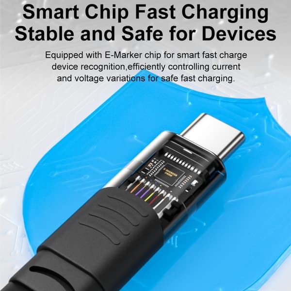 USB 4-kabel Typ C förlängningskabel 40 Gbit/s USB C dataöverföringskabel PD240W