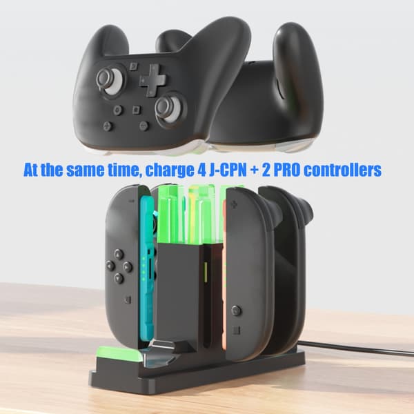 Desktop Game Controller Organiser Dock Opladningsstation til konsoller NS1 NS2