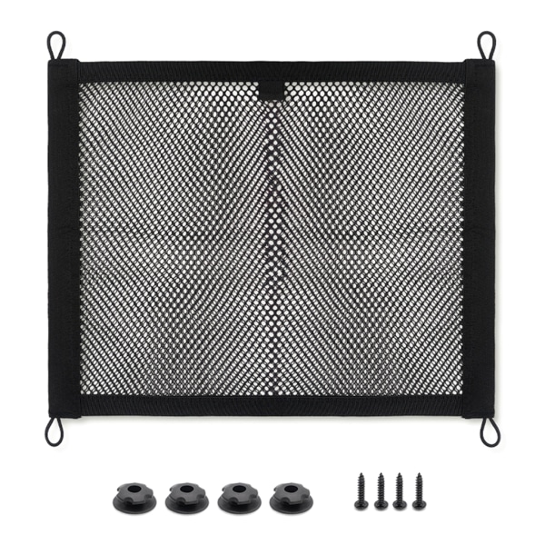 Universal Auto Bil Bak Bak Bagasjerom Organizer Nettsete Elastisk streng Nett Mesh Oppbevaringsveske Lomme Inner Storage Networks