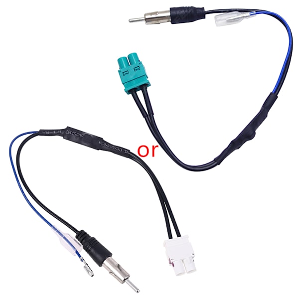 Dobbel FAKRA RF-radioantenneadapter-omformerkabel med forsterker for RNS510