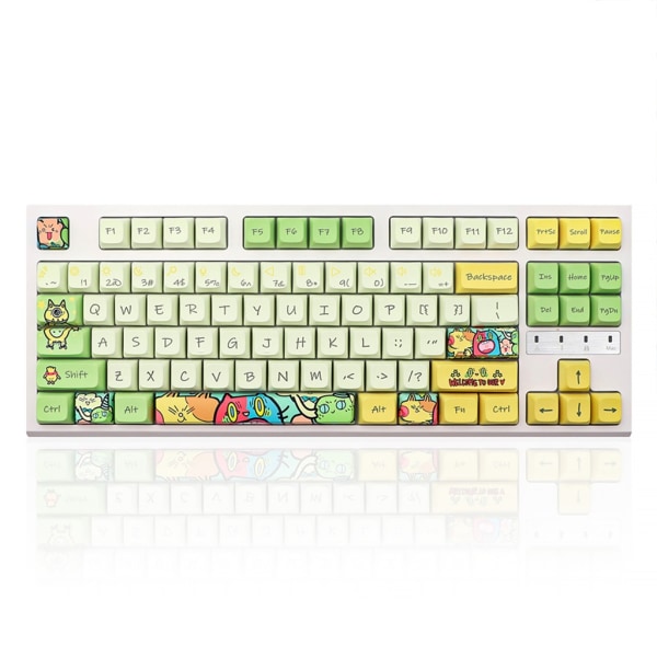 135 nycklar Smart Magic PBT Keycap XDA Profile Colorful Key Cap för MX Switchar Custom Mechanical Gaming Keyboard Caps