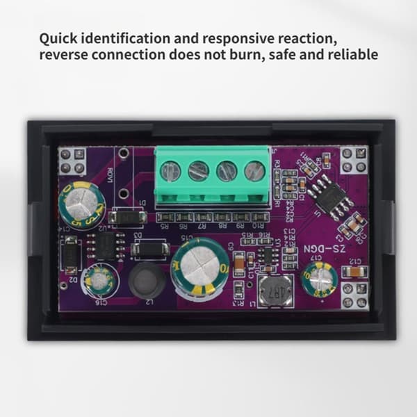 Högprecisions effektmätare Amperemeter Voltmeter AC50V-380V 100A Tydlig Display