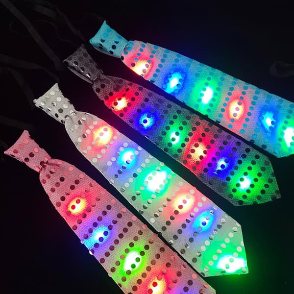 10 stk. LED-slips, der lyser op, glødende slips, lysende slips, blinkende slips