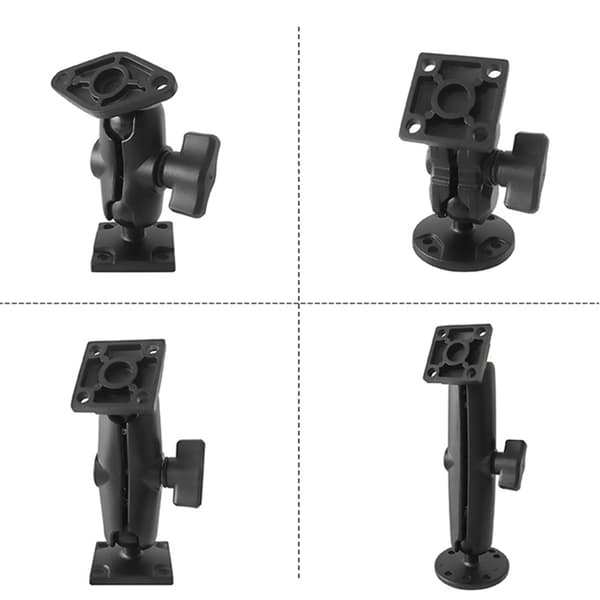 MultiAngle Justerbar Telefonhållare För Motorcykel Aluminiumlegering 4-Hålsbas