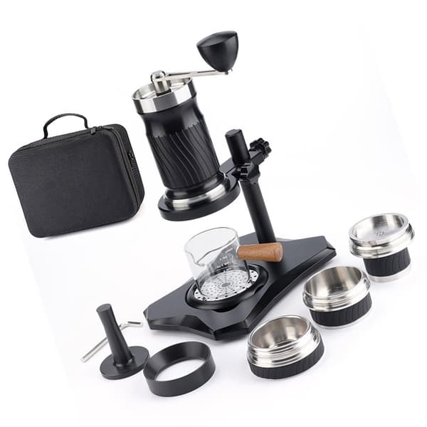 Mini håndbetjent kaffemaskine perfekt til backpacking og picnics