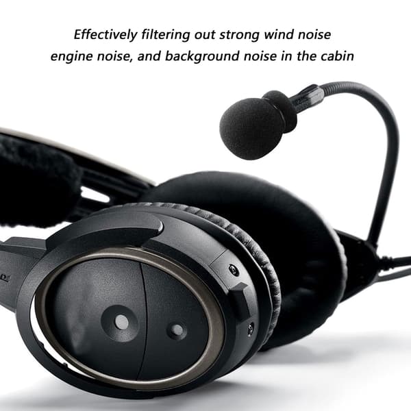 Erstatning av mikrofon svampdeksel for A10 A30 flyheadset