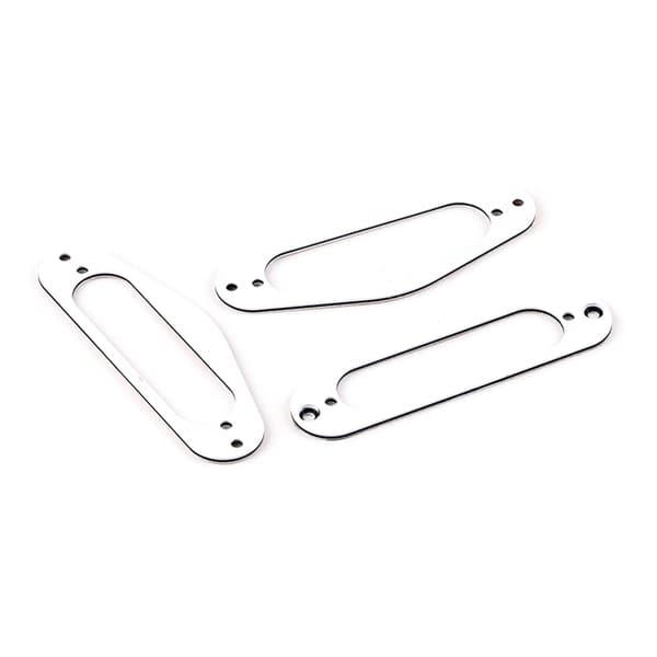 3 stk. Hvid Sort Hvid S Style Hals Pickup Surround Plade Montering Ring