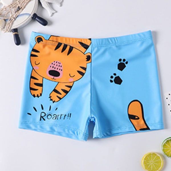 3-14 år Strandshorts Pojkar Barn Badkläder Badbyxor Tryckt Little Tiger M