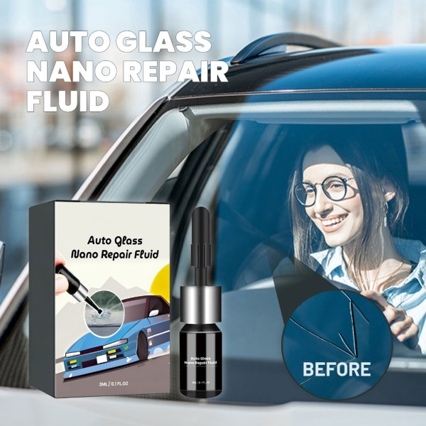 30 ml Auto Glass Nanos Repair Fluid Autolasien Naarmunpoistoaine Auton tuulilasin Korjaus Lasinhalkeamia korjaussarjat null - 2 sets