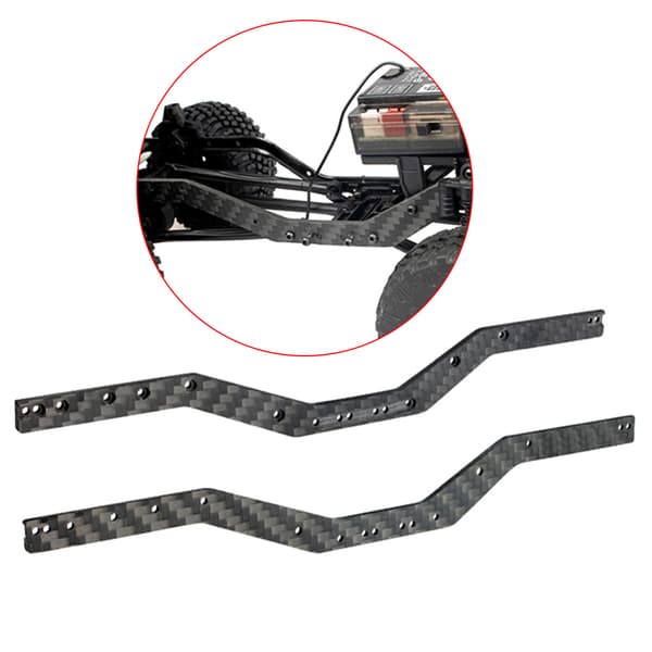 RC Modell Kolfiber Bilram för Bil 1/24 Tillbehör