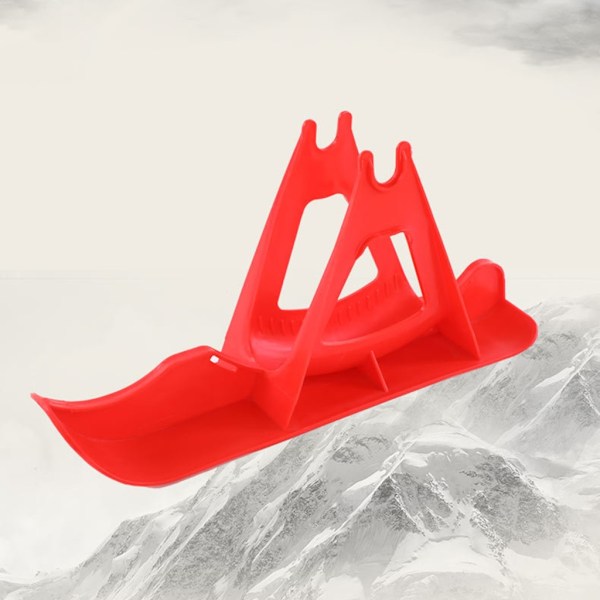 Ski Plate Wheelblades Slæde Ski Board Strand Skateboard Sne Scooter Slæde Black
