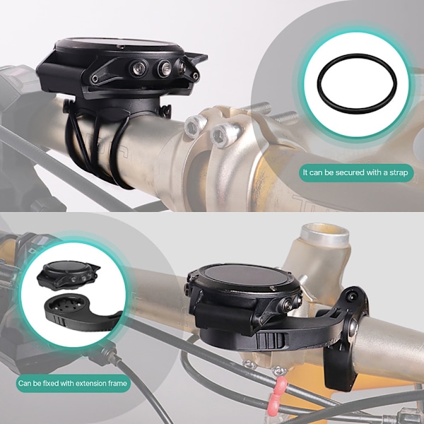 Cykel Frempind Stopursbeslag Cykler Stopure Styrholder Beslagsbase 20mm bracket set