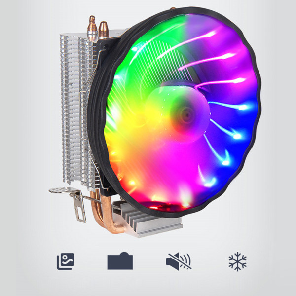 Koppar Heatpipe CPU-kylare för Aurora Light Kylfläkt LGA Kylare