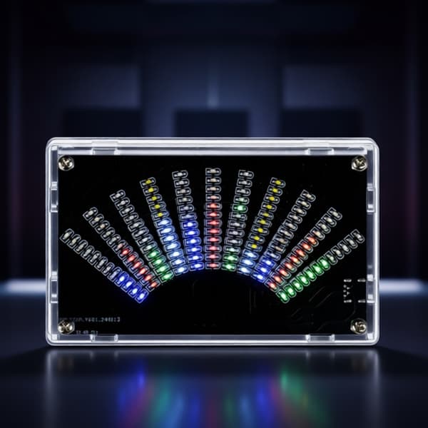 USB Power LED Musikfrekvens Display Projektsæt til Begyndere og Hobbyfolk