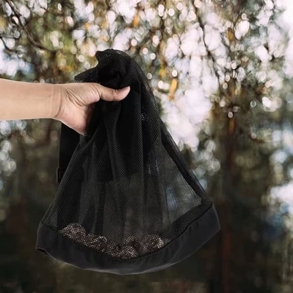 Svampejagt Netpose Høst Svampekurv Samlepose Mesh Pouch