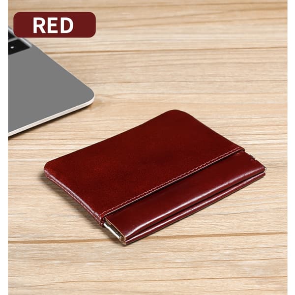 Multislot Myntpung RFIDBlocking Wallet Vanntett lommekortholder Brown