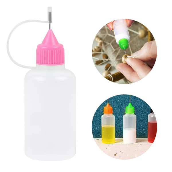6 st Precision Applicator Flaskor för Små Limningsprojekt Pappershantverktyg