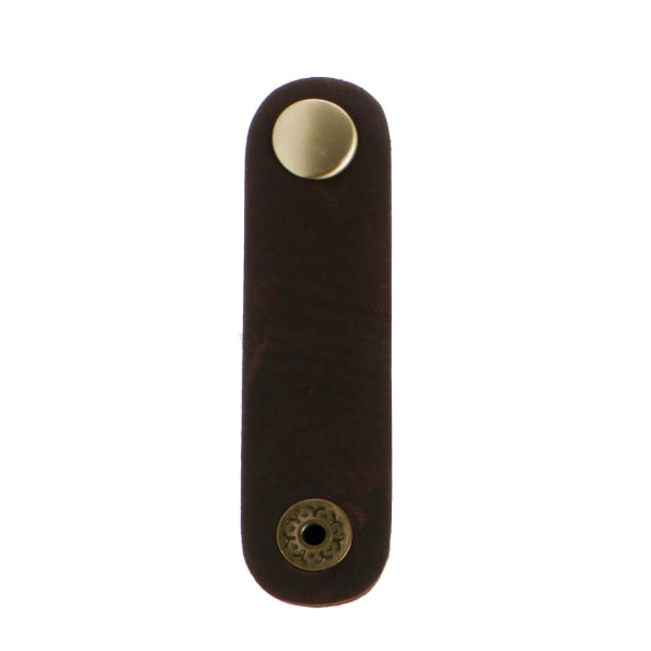 Imiterat läder kabelsladd Organizer Clip Wrap Spole Hörlurar Wire Winder Tool