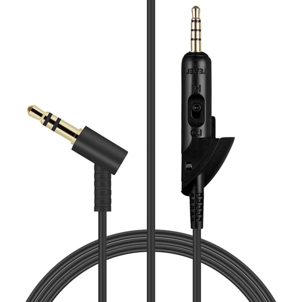 180 cm ljudkabel ersättning för QC15 hörlurar förlängningssladd kabel med/utan mikrofon A