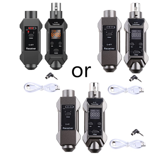 Trådløs mikrofonadapter Trådløs XLR-sendermodtager God ydeevne
