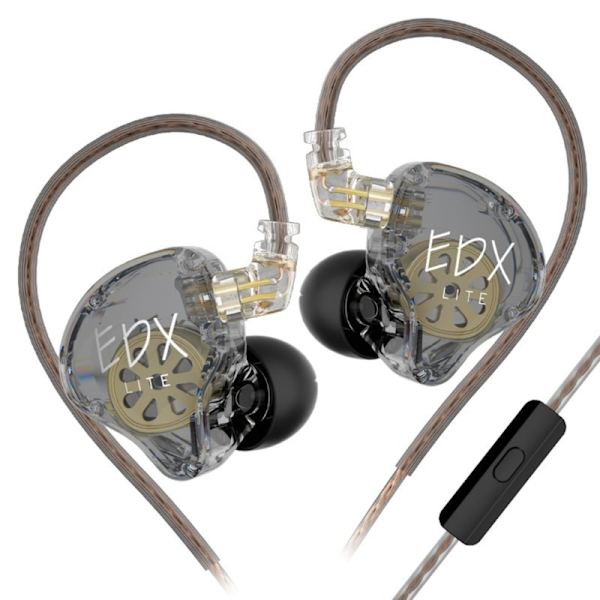 Musikhovedtelefoner Øretelefon Gaming Headset Super Linear Dynamic Driver til EDX Lite In Ear Monitor 3,5 mm stik