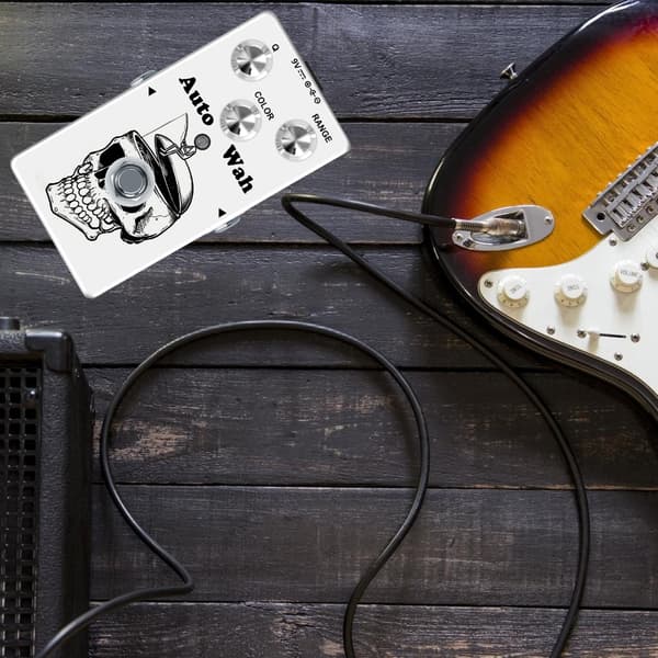Studiokvalitets guitar-effektpedal: Distortion, Reverb, Delay-effekter, Kompakt