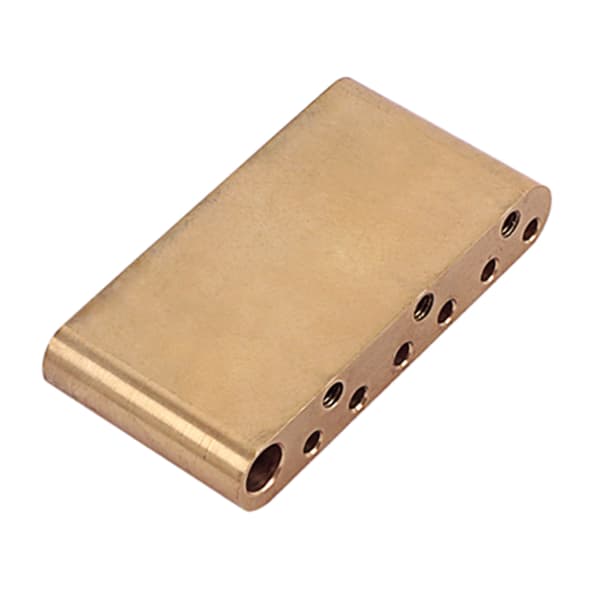 Messing Tremolo-blokk, Single Rock System 74mm Gitartilbehør for Fender