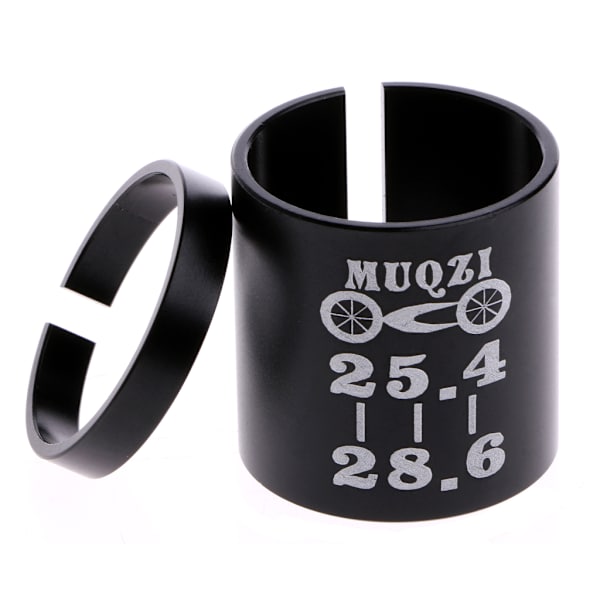 Bike Bicycle Ahead Stem Shim Reducer Conversion Variable Ring Set 25,4 til 28,6 mm