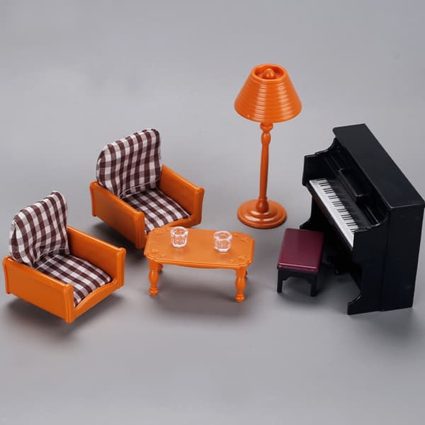 Klaverstol Lampe Sofa Model Stuepynt Legetøj