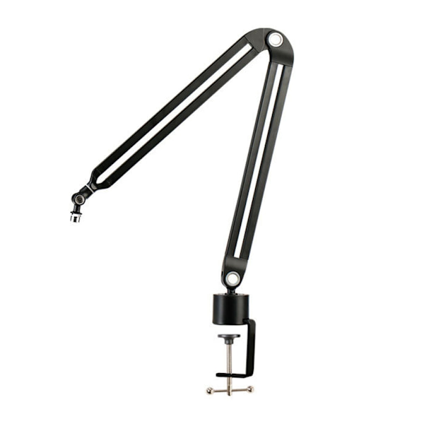 Mikrofonarmstativ Justerbar Suspension Bom Saks Mikrofonstativ Opgraderet Heavy Duty Clamp til Studio Broadcast