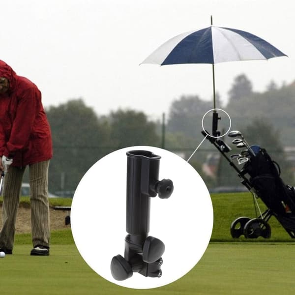 Golfkärryn sateenvarjopidike, kätevä golfsateenvarjon pidike, golfmailatarvikkeet
