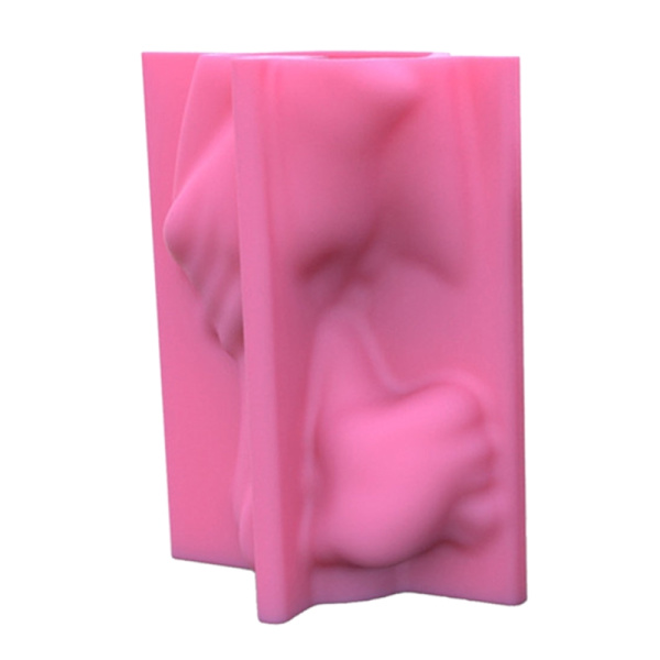 Blomsterpotteform Silikon Sukkulent blomsterpotteplante Vintage Mold Betongsement
