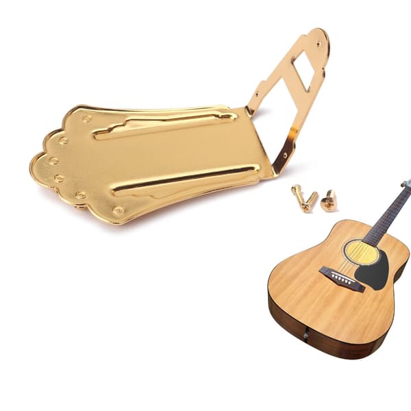 Gitarr Trapets Stallstycke Polerad Metall Gitarr Stallstycke