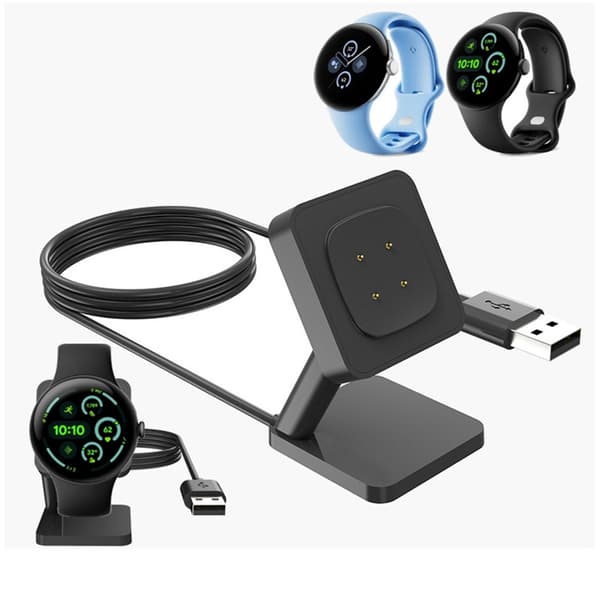 Rejsevenlig Multi Opladningsstation Dock ABS Hus Til Watch 3/2