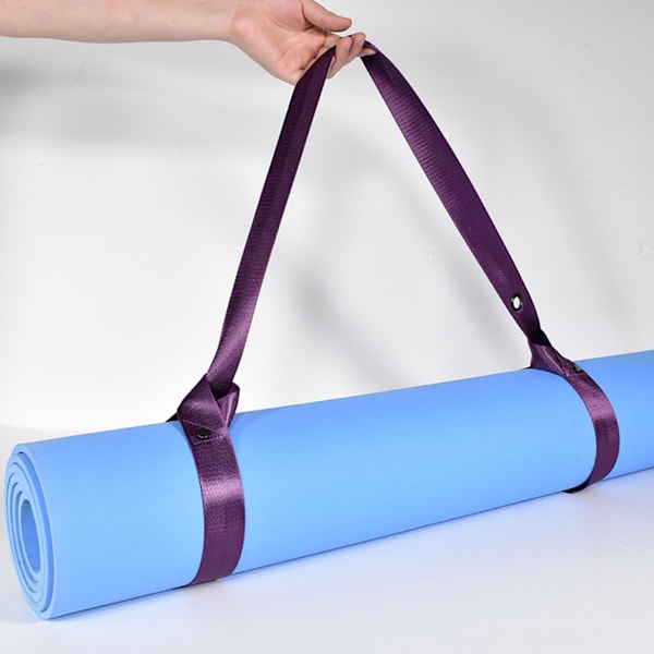 Justerbar skulderstropp yogamat bærestropp for yogamat slynge Silver