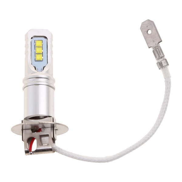 Slitstark LED-lampa för bilstrålkastare H3 LED DC12V-24V 6000K 80W ljus dimlampa glödlampa för fordon