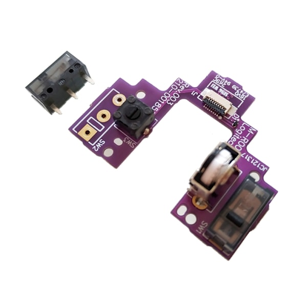 Silver Wheel Mouse Button Module Ulkoinen mikrokytkinpainikekortti Logitechille