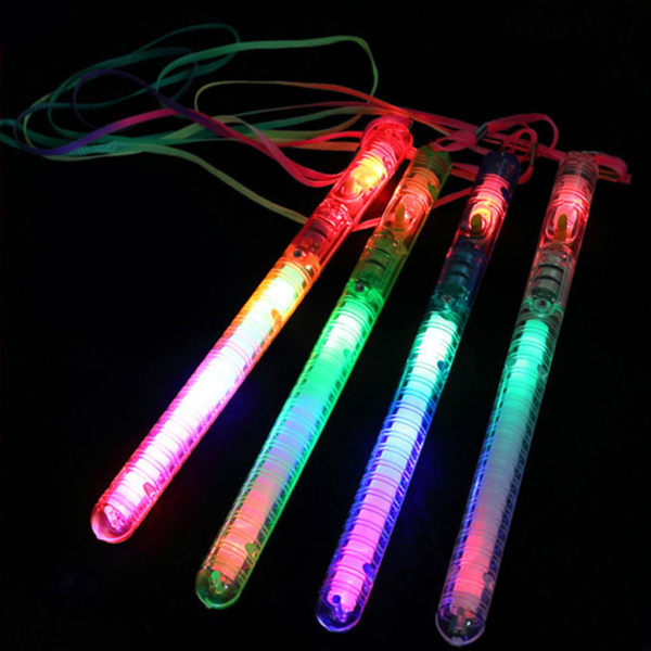 8'' Glödande Wand Light Stick LED Strobe Stick Rally Rave Cheer batonger för konsert utomhus sommar för lek Loppis Su