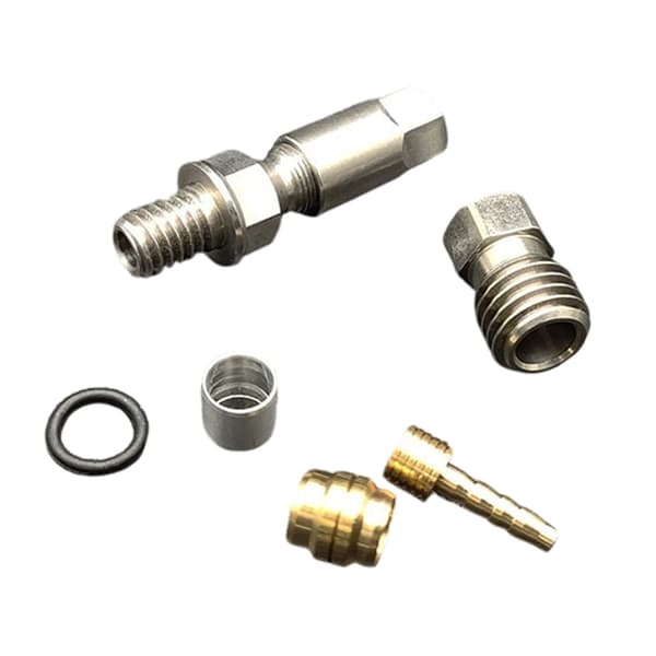 Solid sykkelslangekoblingsenhet for 5x2,2 mm slange