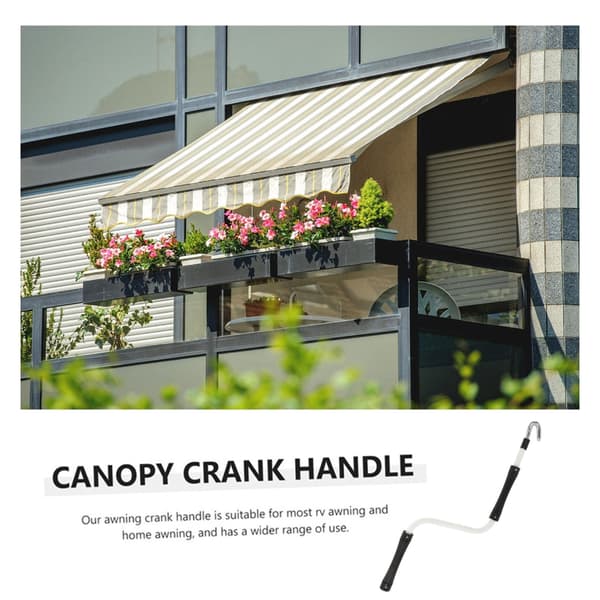 Universal Udtrækkelig Markisearm Håndsving Udskiftning Canopy Håndsving