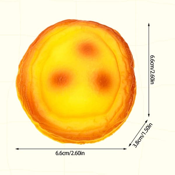 Material Ägg Tårta Simulation Klämboll Sensoriska Fidgets För Avkoppling